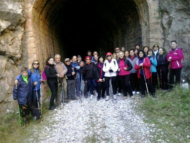 Ruta de senderismo al túnel del ferrocarril en Zújar