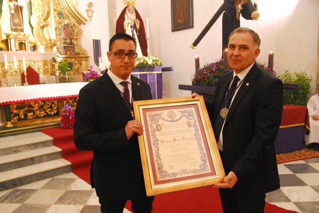 El Subdelegado del Gobierno Hermano Mayor Honorario del Nazareno