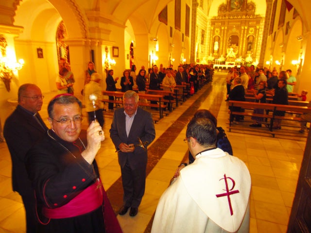 El obispo Ginés García comienza su visita pastoral al arciprestazgo de Baza