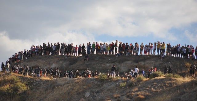 La lluvia amenaza al Cascamorras en el inicio de las fiestas de Baza