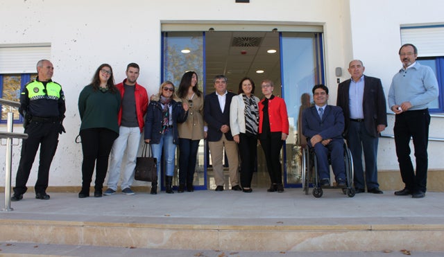 María José Sánchez visita el nuevo edificio de Aspadisse