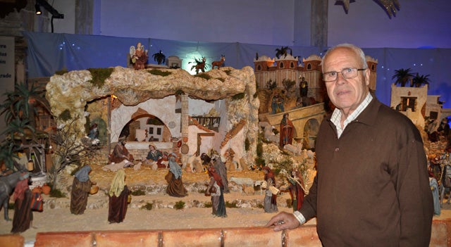 Manuel Gea García, presidente de la Asociación Belenista la Encarnación