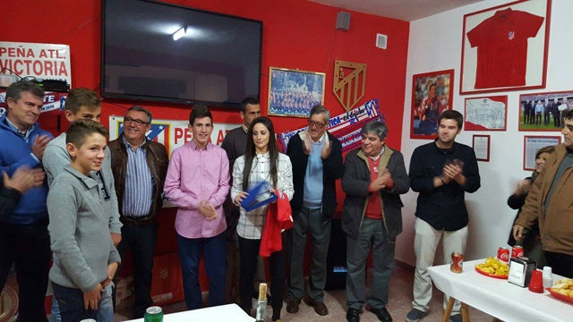 La Peña Atlética de Huéscar homenajea a su paisana Esther González