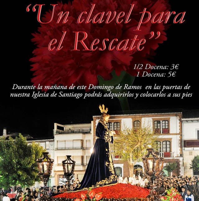 La Cofradía de Santiago organiza hoy una ofrenda floral a Jesús del Rescate