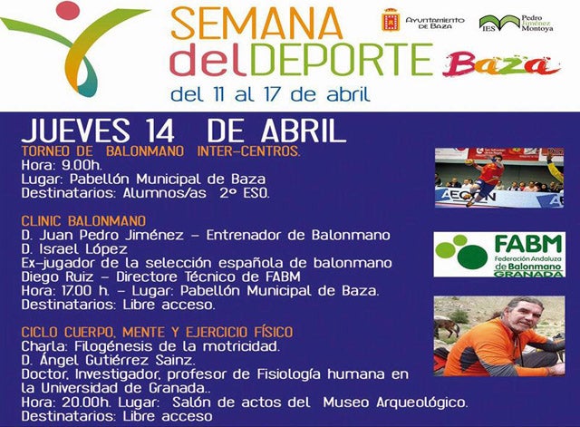 El balonmano protagonista hoy en la Semana del Deporte de Baza