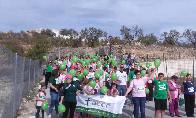 Éxito en la II marcha contra el cáncer en Puebla de Don Fadrique