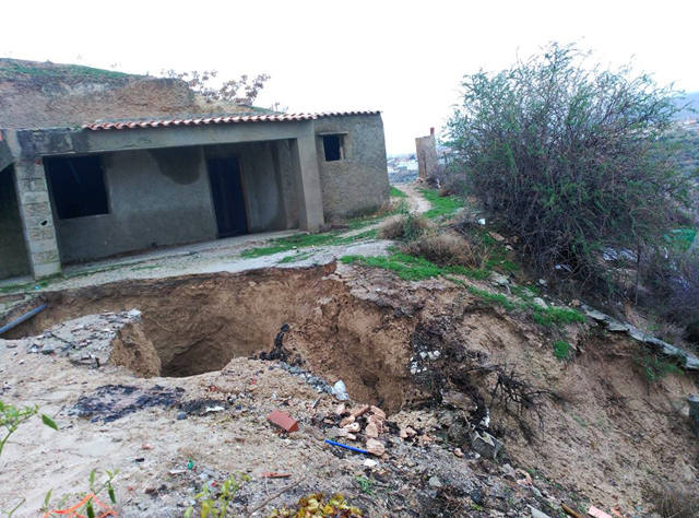 Huéscar evalúa los daños ocasionados por las lluvias