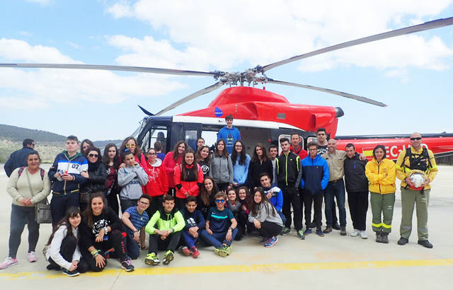 Alumnos del IES Alcrebite de Baza visitan el BRICA de Jerez del Marquesado