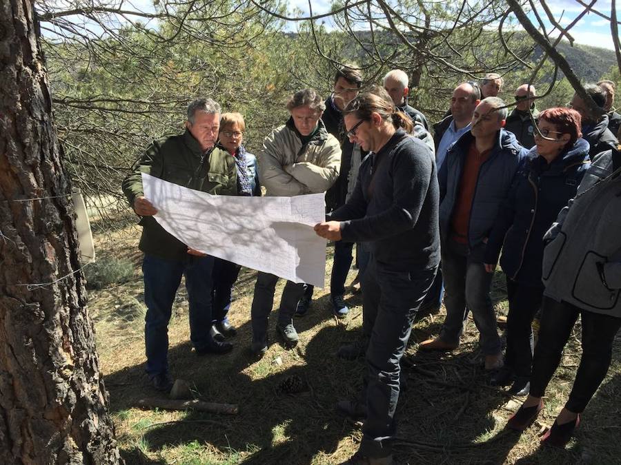 El consejero Fiscal supervisa los trabajos contra el decaimiento de los pinares en la Sierra de Baza