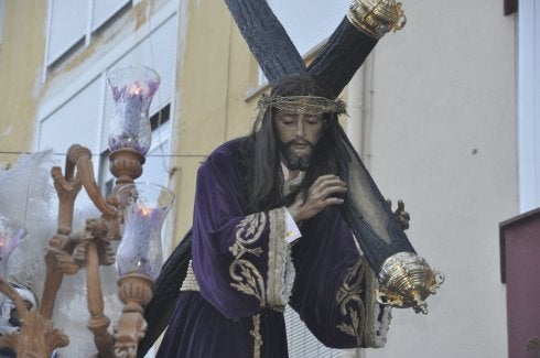 El Nazareno por la Puerta de Lorca.