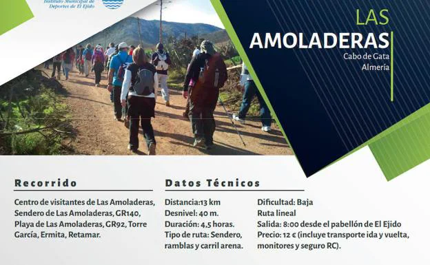 El IMD arranca el año con una nueva ruta de senderismo por Las Amoladeras