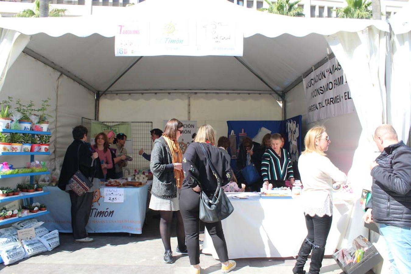 El tejido asociativo ejidense se dio cita en el día de ayer en la Plaza Mayor para formar parte del VII Encuentro Asociativo. Una actividad que contó con la participación de 37 entidades y con cerca de medio centenar de actividades paralelas a lo largo de toda la jornada.