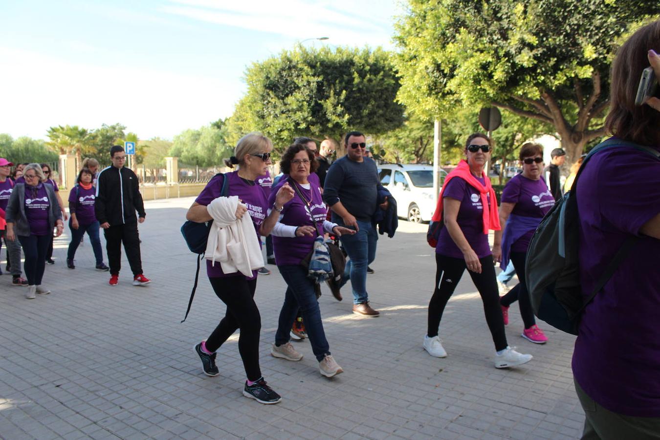 Fotos: Más de 300 personas participan en la VII Marcha Urbana contra la Violencia de Género