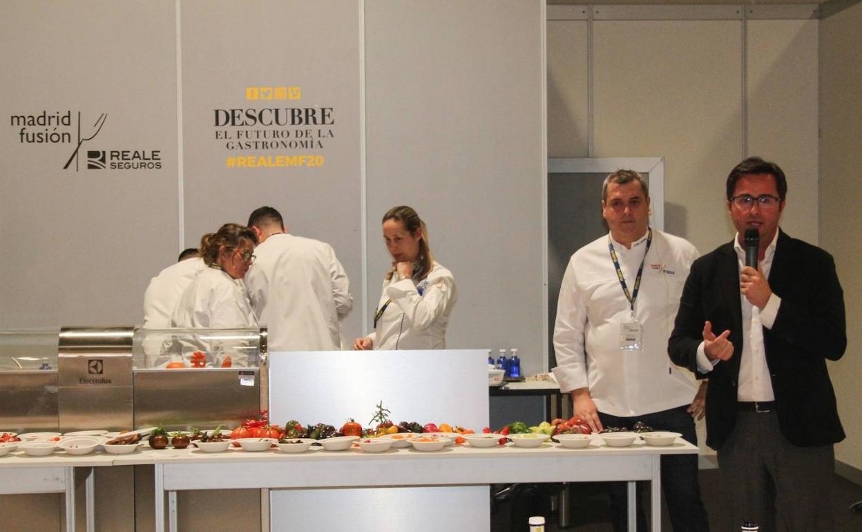 El sabor y la calidad de las hortalizas y frutas de El Ejido cautivan Madrid Fusión