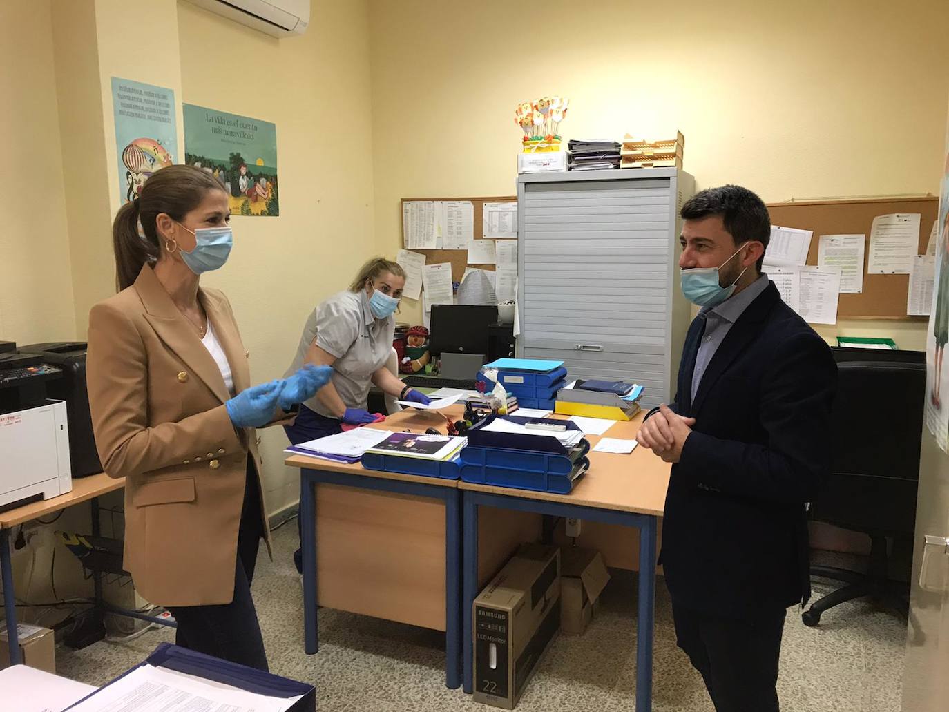Los centros educativos de El Ejido han sido limpiados y desinfectados. 
