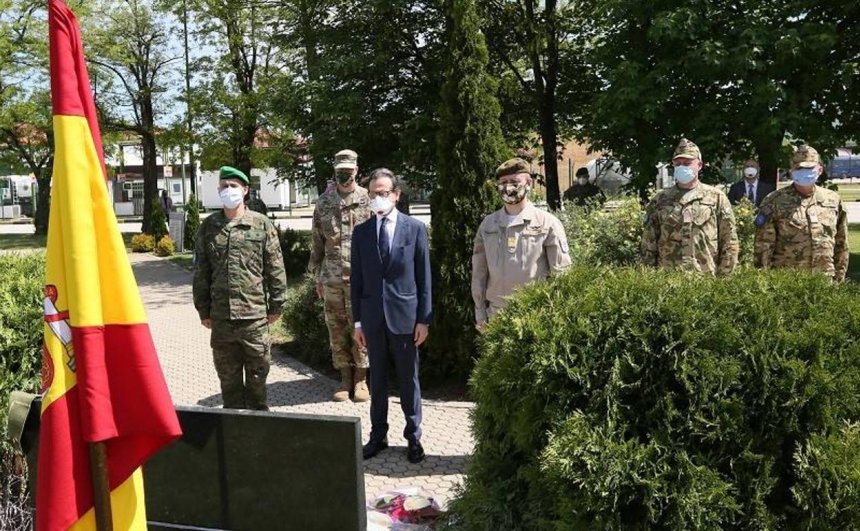 Homenaje a Muñoz Castellanos, primer militar español muerto en misión de paz, vinculado a Almería