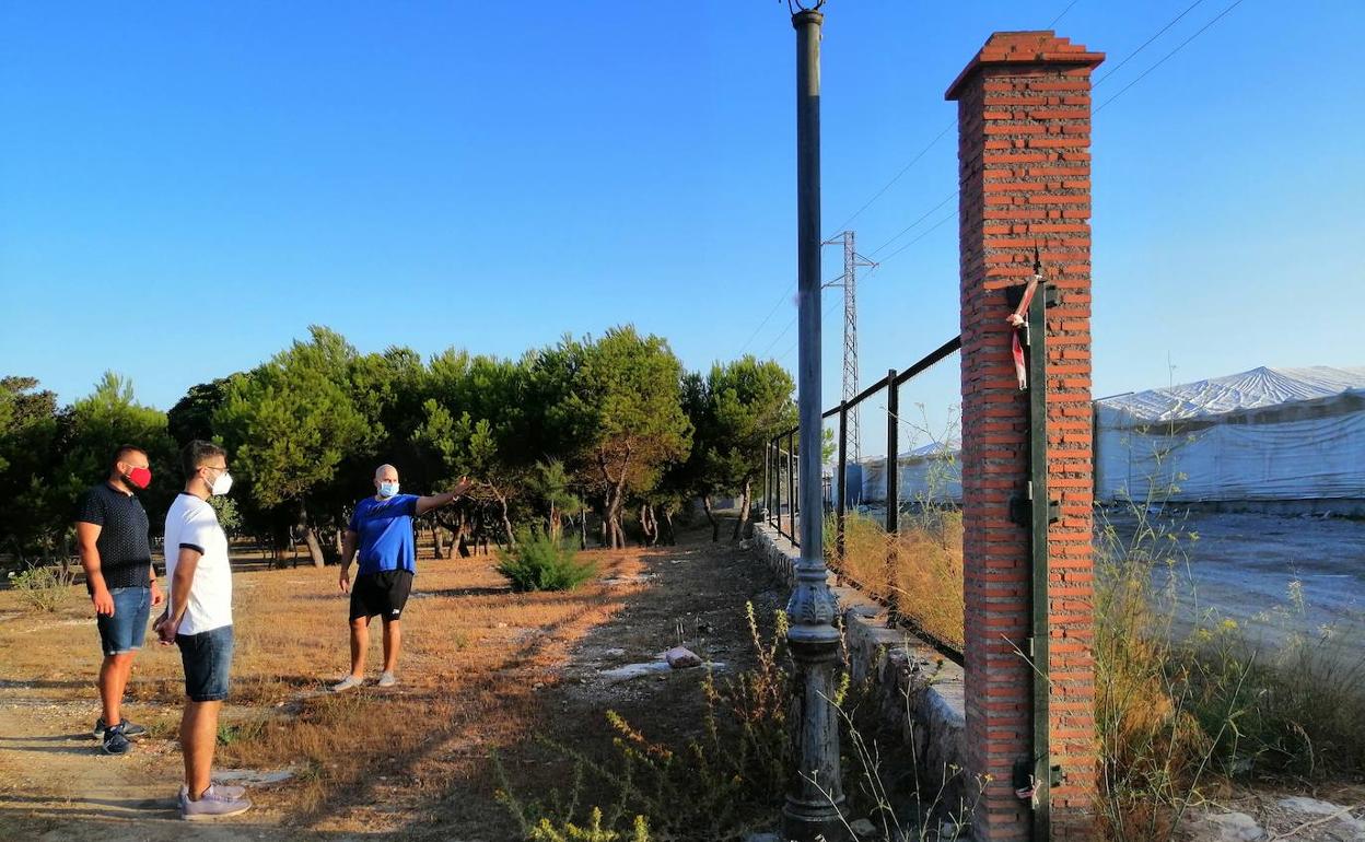 Juventudes Socialistas denuncia el estado del Parque Forestal de Matagorda