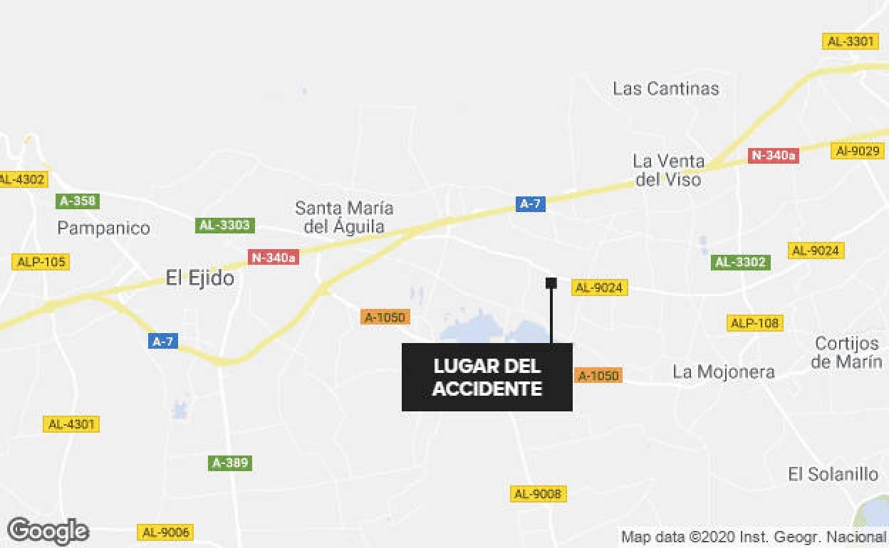 Cuatro heridos al colisionar dos turismos en El Ejido