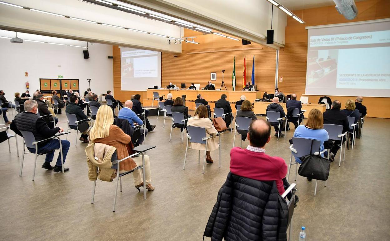 Una de las sesiones del macrojuicio sobre el Caso Poniente.