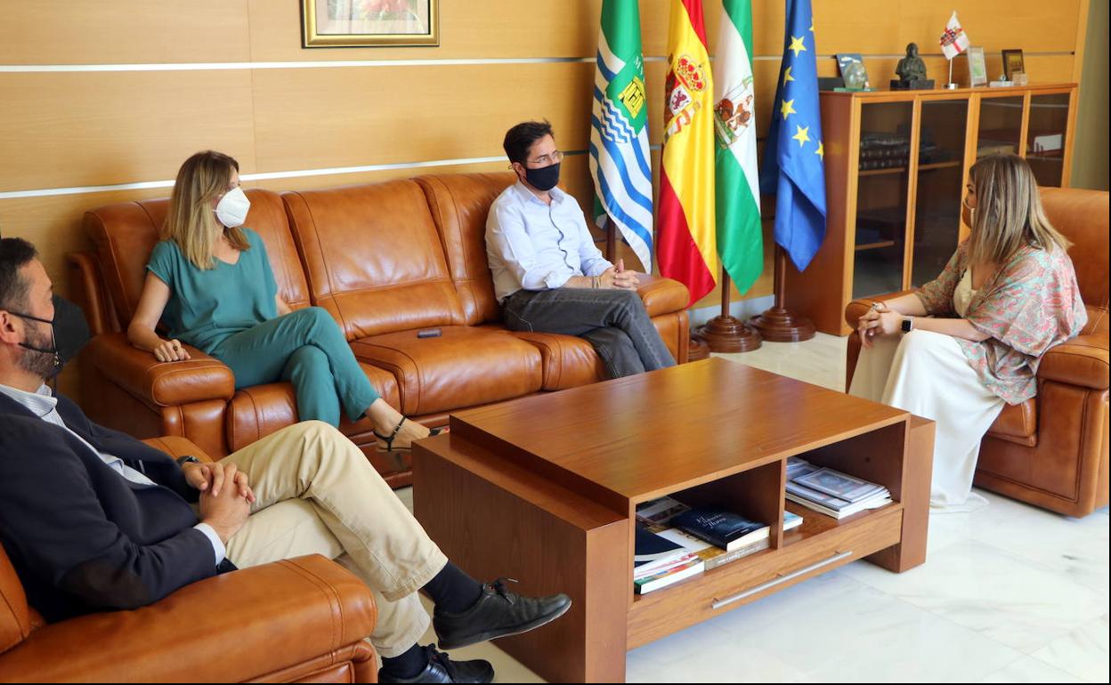 Óscar Criado, Julia Ibáñez, Francisco Góngora y Nuria Vargas. 