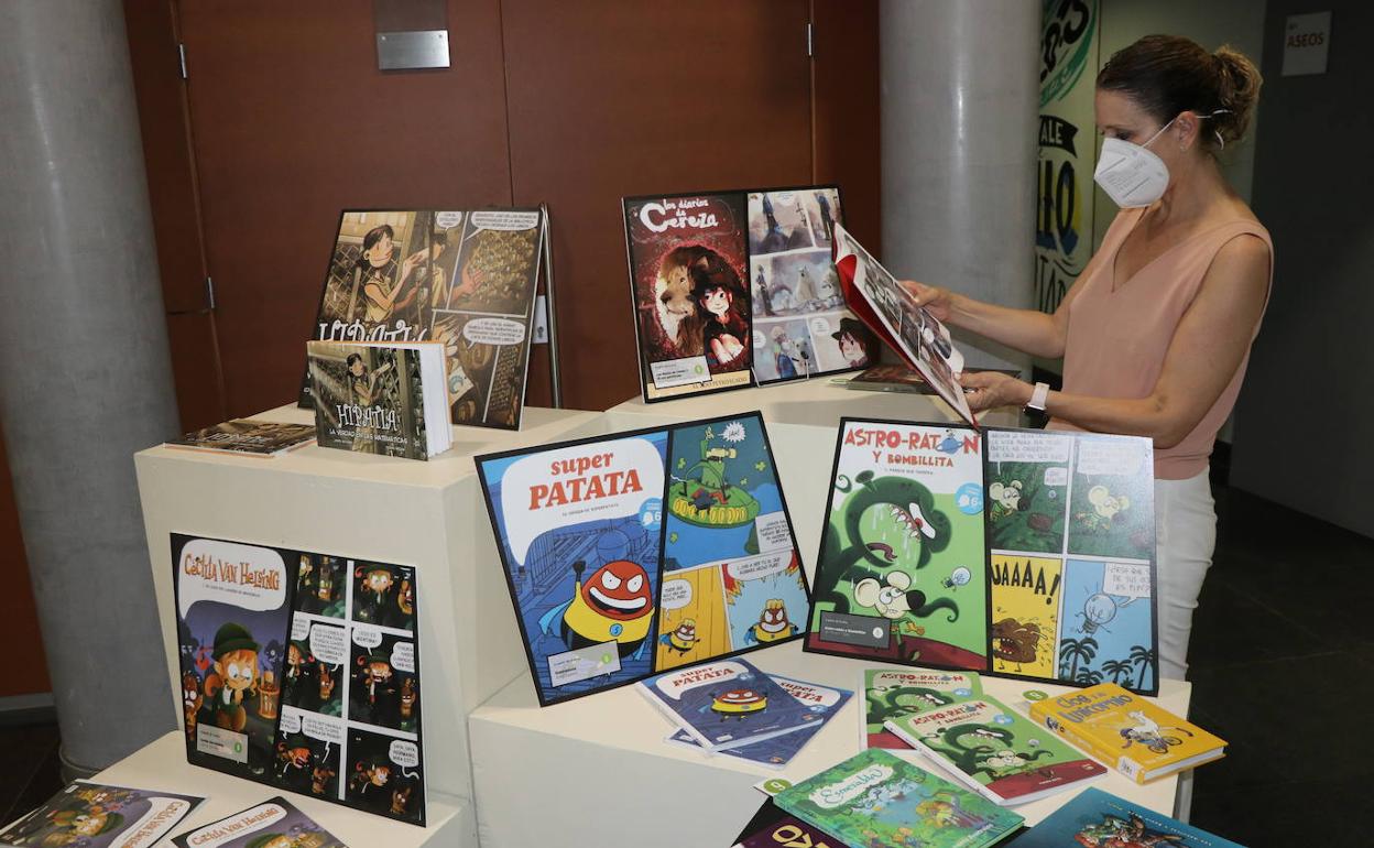 La exposición 'Código Cómic' prende el gusto por este género entre los ejidenses