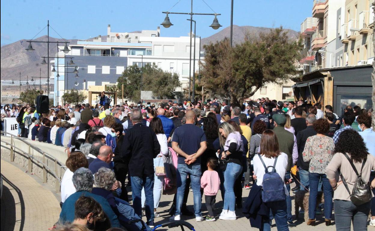 Imagen de la última concentración realizada en Balerma el 14 de noviembre. 