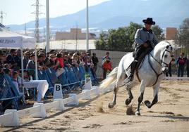Disputa del I Concurso territorial de Doma Vaquera y Alta Escuela.
