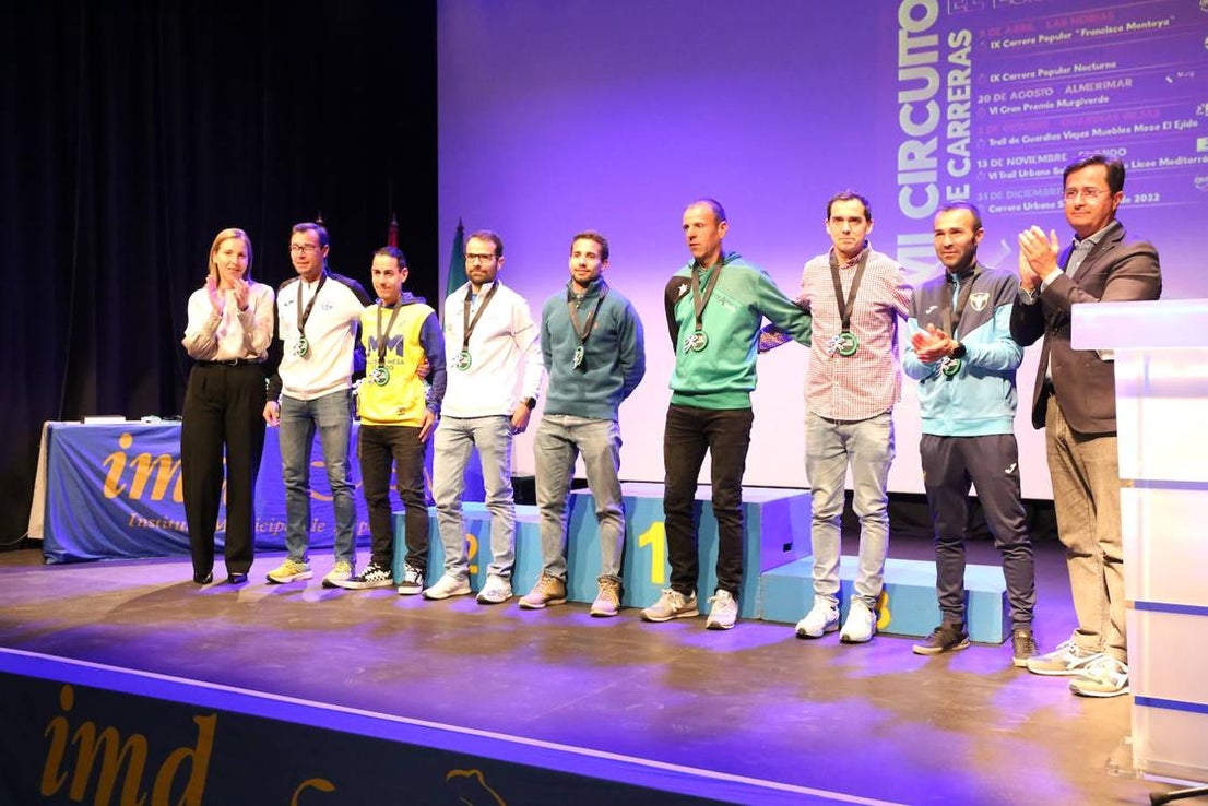 El Ejido clausura el Circuito de Carreras Populares 2022 con la entrega de premios