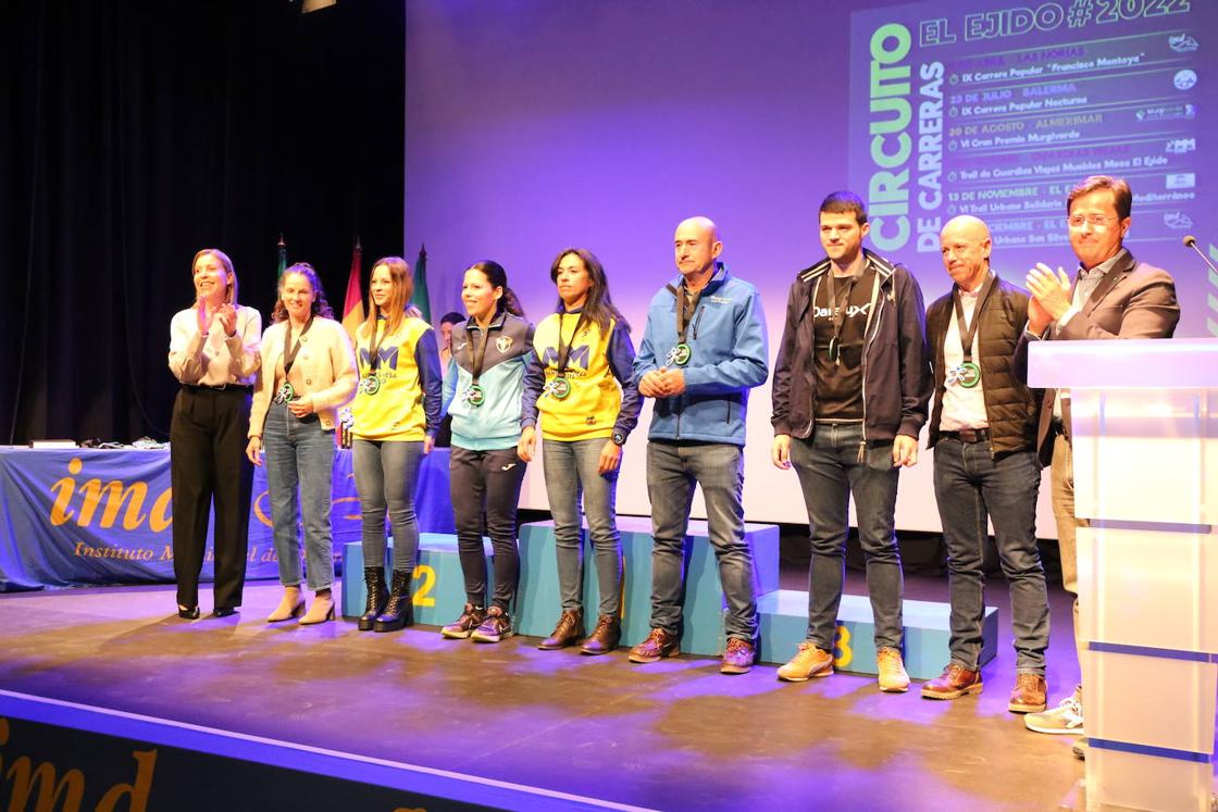 El Ejido clausura el Circuito de Carreras Populares 2022 con la entrega de premios