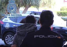 Uno de los detenidos en la operación en El Ejido