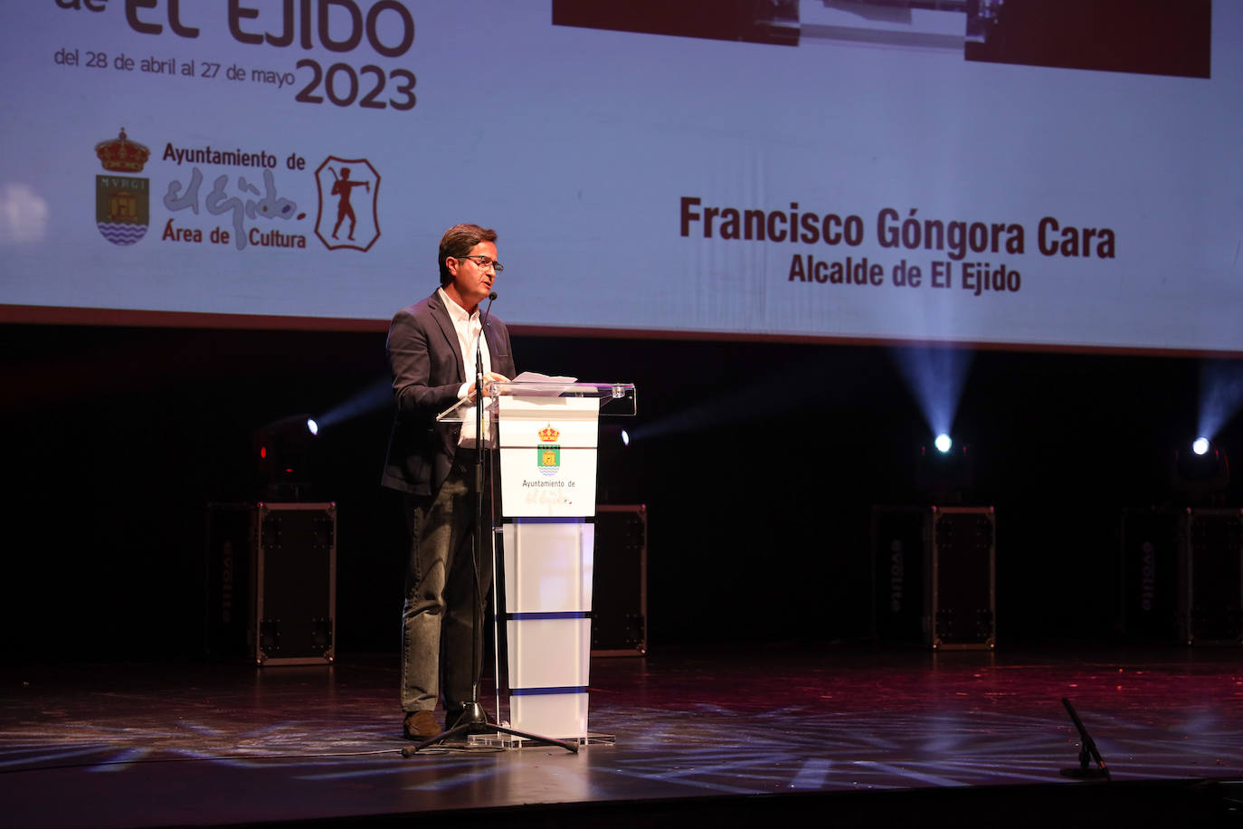 Así fue la bienvenida al Festival de Teatro y la Muestra de El Ejido