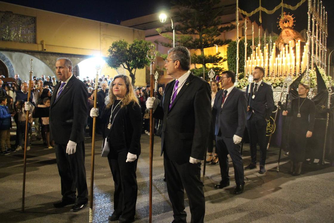 Santa María del Águila vive con fervor su Viernes Santo