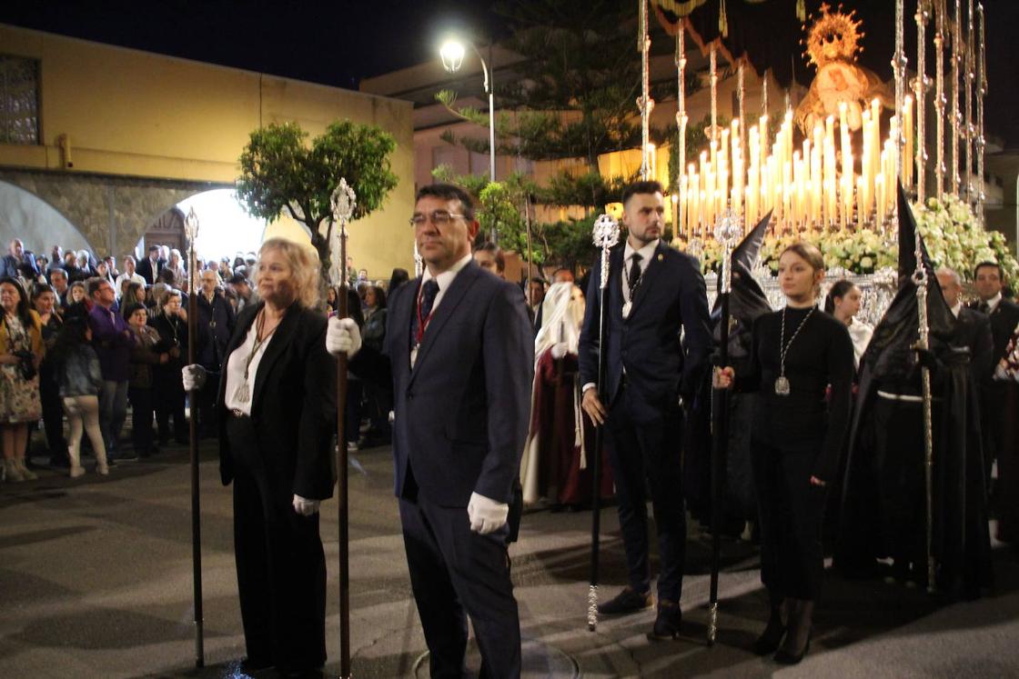 Santa María del Águila vive con fervor su Viernes Santo