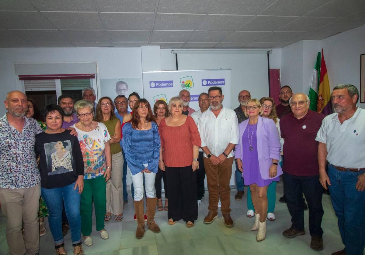 La presentación de la candidatura de IU y Podemos en El Ejido ilusiona a la militancia