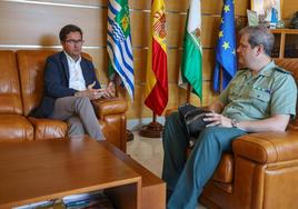 El comandante Jesús Mira estará al frente de la compañía de la Guardia Civil en El Ejido