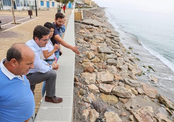 El alcalde solicita nuevamente una reunión a Subdelegación y Costas sobre la situación de Balerma