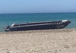 Embarcación interceptada en Balerma.