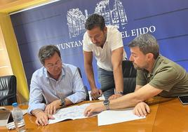 Francisco Góngora, David Fernández y Alberto González.