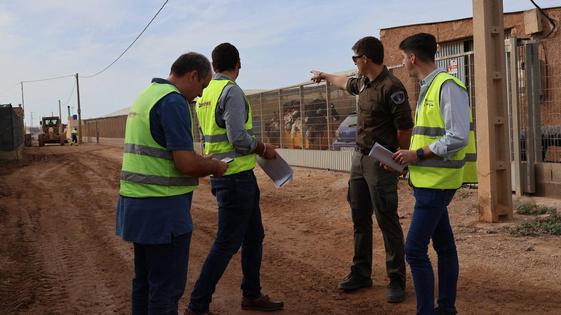 En marcha las obras en el camino Mancha Onáyar