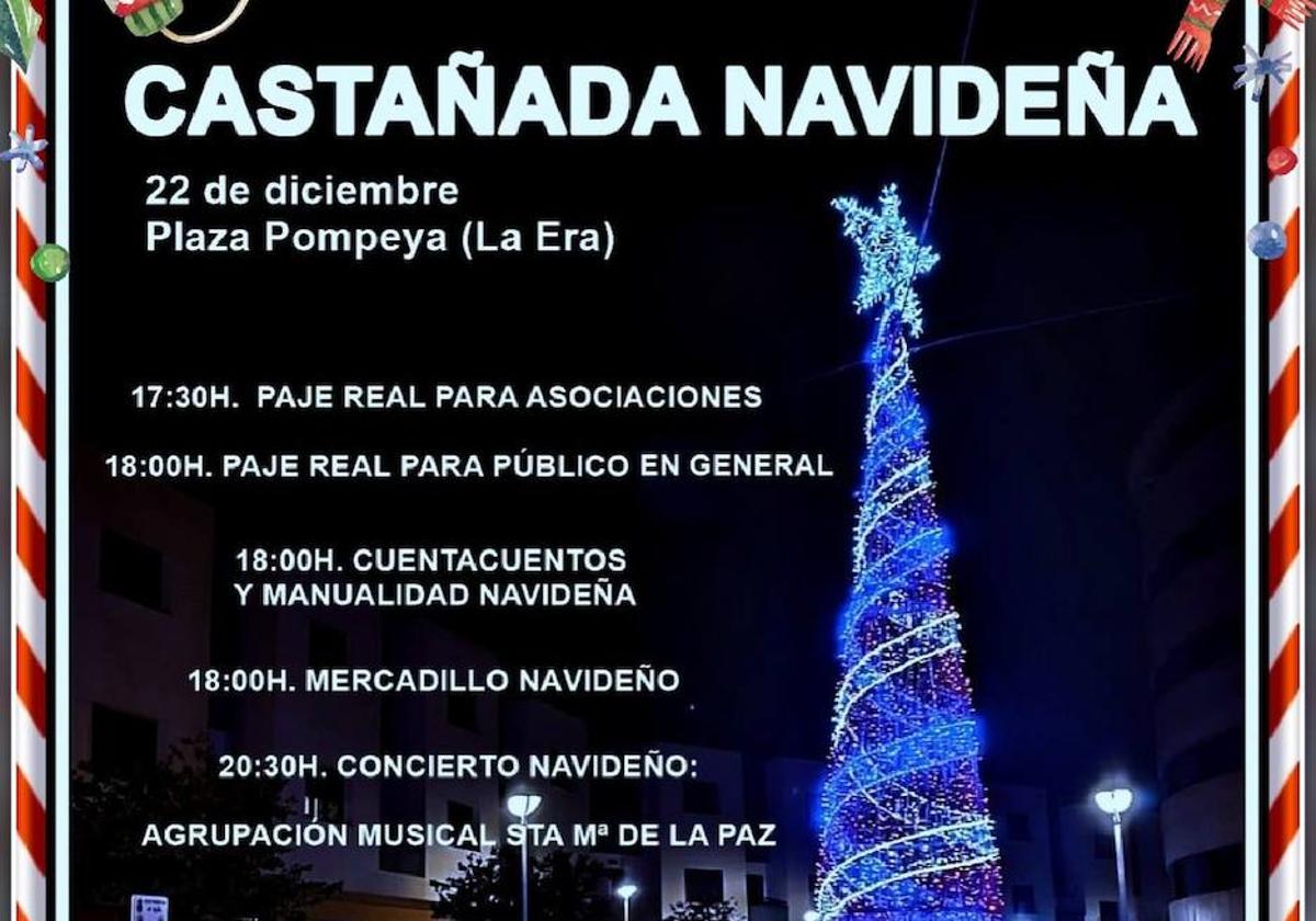 Ejido Norte vivirá su gran Castañada Navideña y la visita del paje real el 22 de diciembre