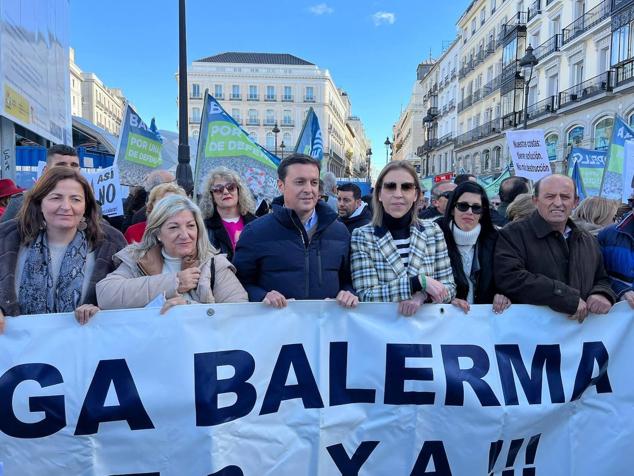 Fotos: Así fue la manifestación de los vecinos de Balerma en Madrid