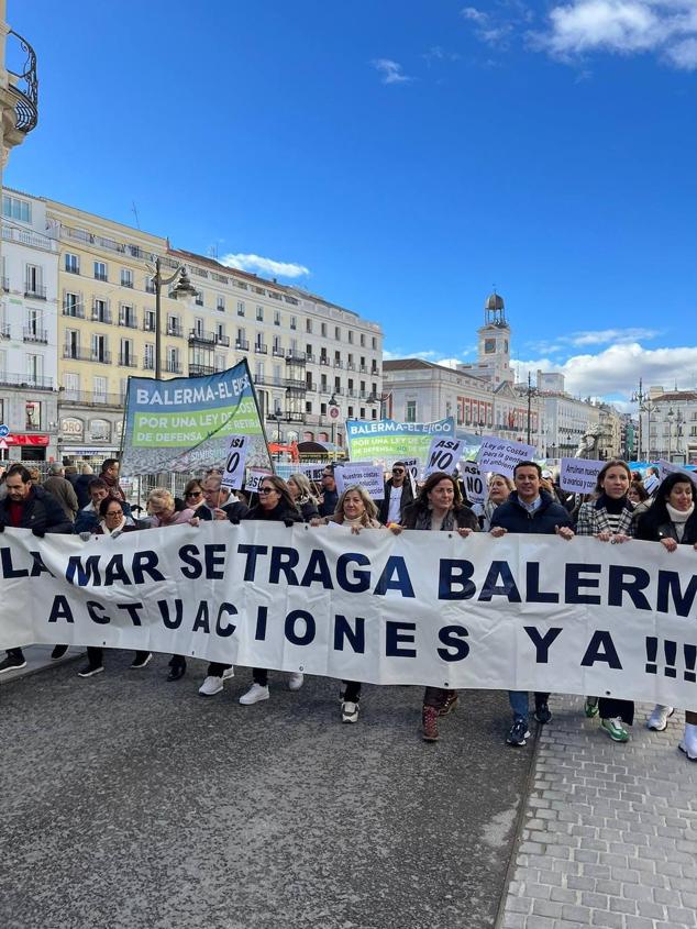 Fotos: Así fue la manifestación de los vecinos de Balerma en Madrid