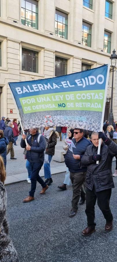 Fotos: Así fue la manifestación de los vecinos de Balerma en Madrid