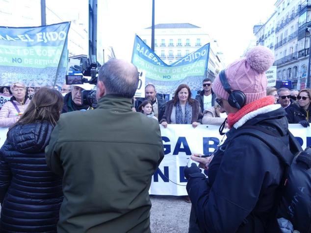 Fotos: Así fue la manifestación de los vecinos de Balerma en Madrid