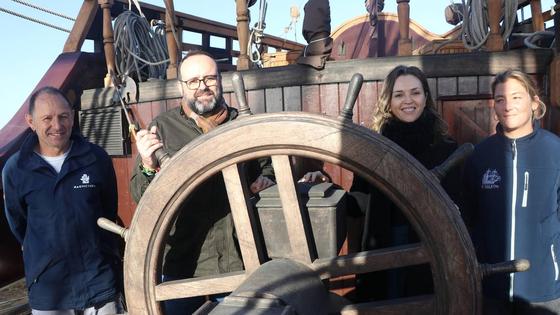 El Galeón Andalucía echa el ancla en Almerimar y abre sus puertas a la historia