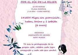 Migas, habas y tocino en Ejido Norte por el Día Internacional de la Mujer