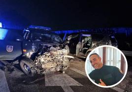 Accidente en la AP-4 en Los Palacios