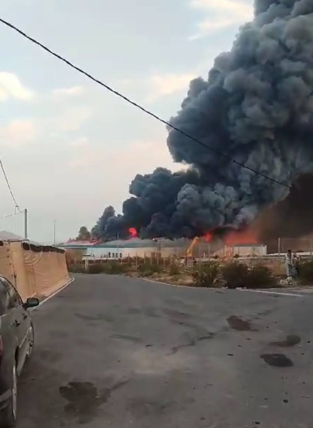 El incendio de Mabe, en imágenes