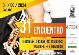 San Agustin acoge el encuentro de Bandas de Cornetas, Tambores, Majorettes y Animación