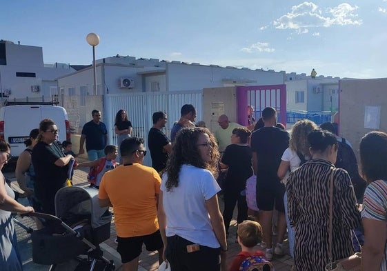 Inicio del colegio el pasado año en el CEIP Bahía de Almerimar.
